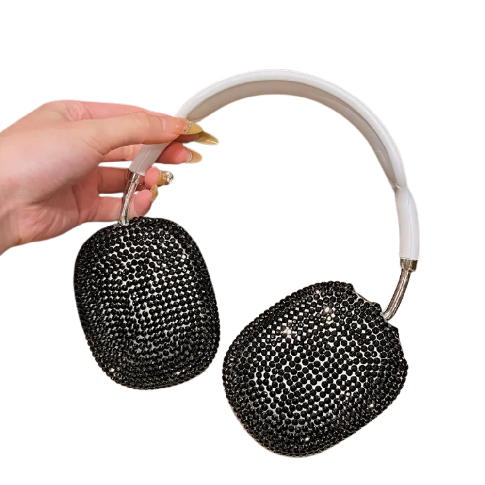 High-End Crystal Diamond Case – Luxury Glitter TPU Protective Earphone Cover