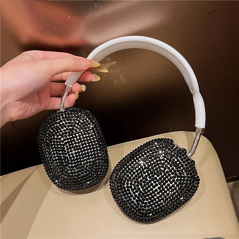 High-End Crystal Diamond Case – Luxury Glitter TPU Protective Earphone Cover