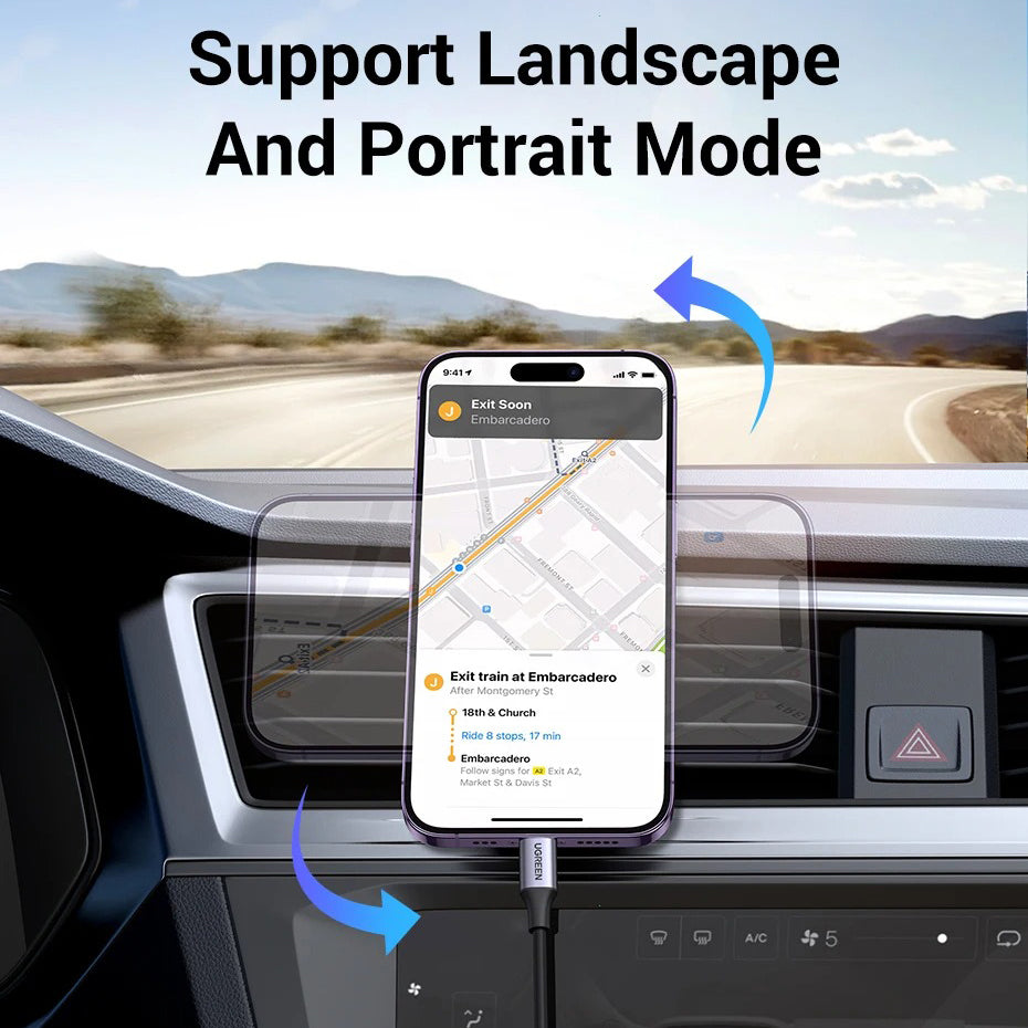 High-Quality MagSafe Magnetic Car Phone Holder, Air Vent Mount with Strong Magnet Grip, Universal Phone Stand for Secure Driving