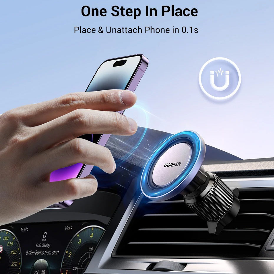 High-Quality MagSafe Magnetic Car Phone Holder, Air Vent Mount with Strong Magnet Grip, Universal Phone Stand for Secure Driving