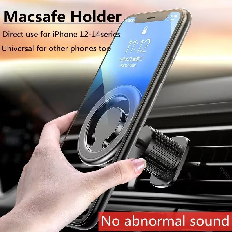 High-Quality MagSafe Magnetic Car Phone Holder, Universal Dashboard & Windshield Mount with Strong Magnet Grip, 360° Adjustable GPS Phone Stand