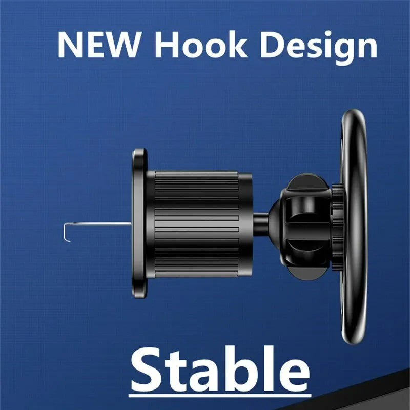 High-Quality MagSafe Magnetic Car Phone Holder, Universal Dashboard & Windshield Mount with Strong Magnet Grip, 360° Adjustable GPS Phone Stand