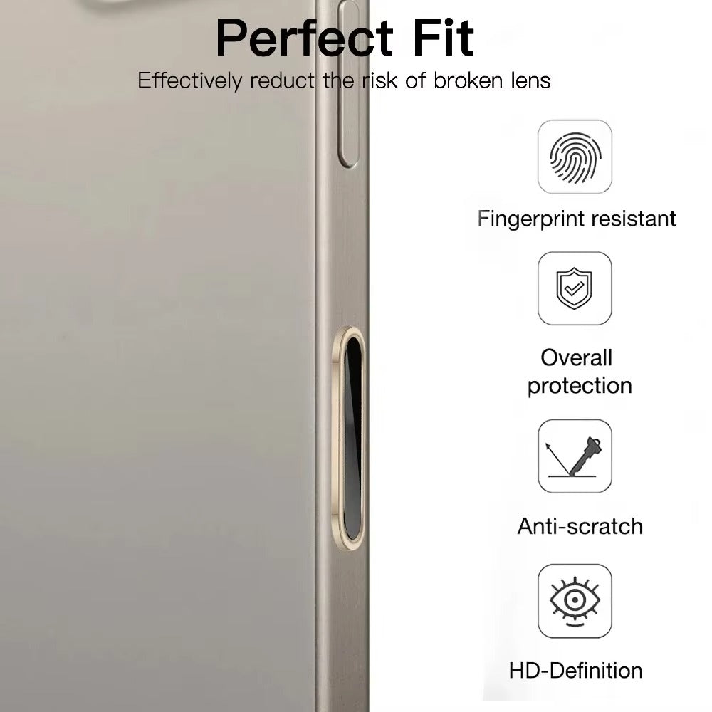 High-Quality iPhone Camera Control Button Protector, Capacitive Slide Glass Cover with Anti-Scratch Protection & Precision Fit
