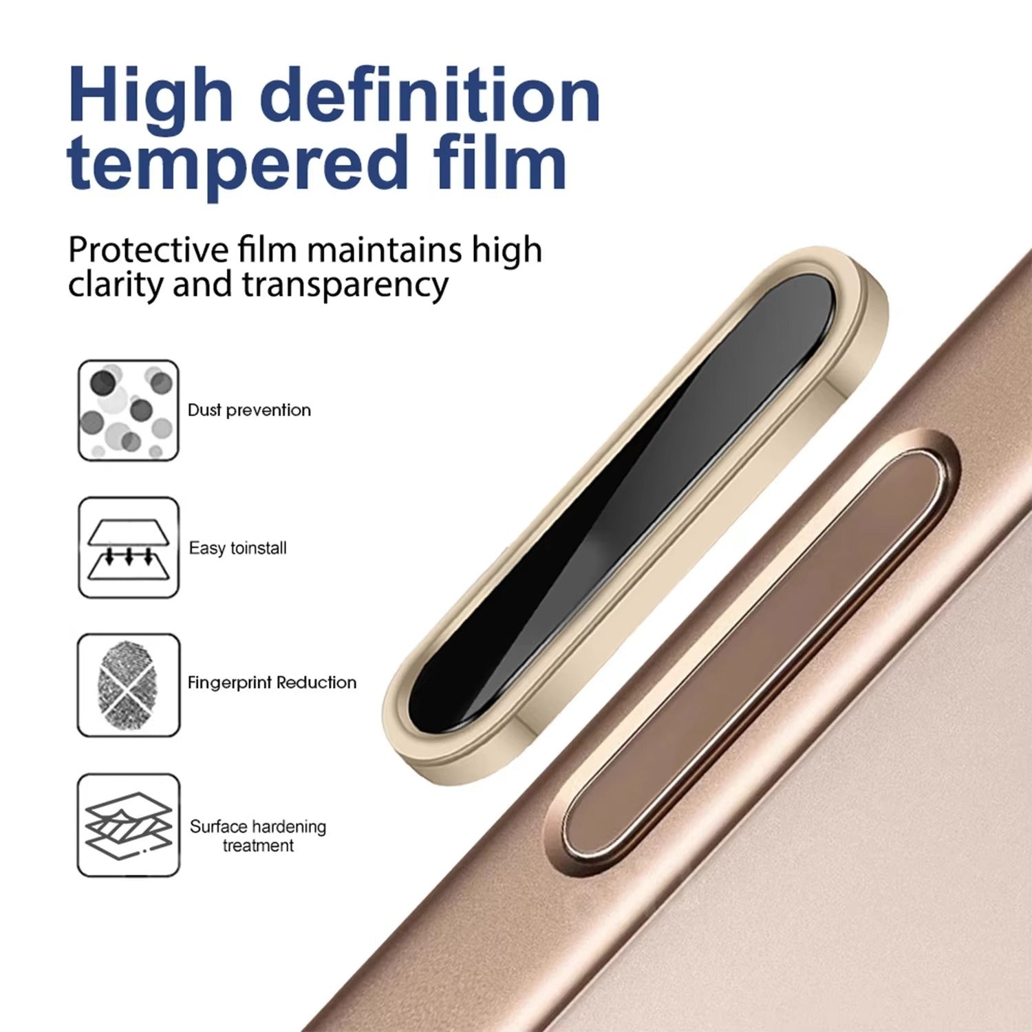 High-Quality iPhone Camera Control Button Protector, Capacitive Slide Glass Cover with Anti-Scratch Protection & Precision Fit