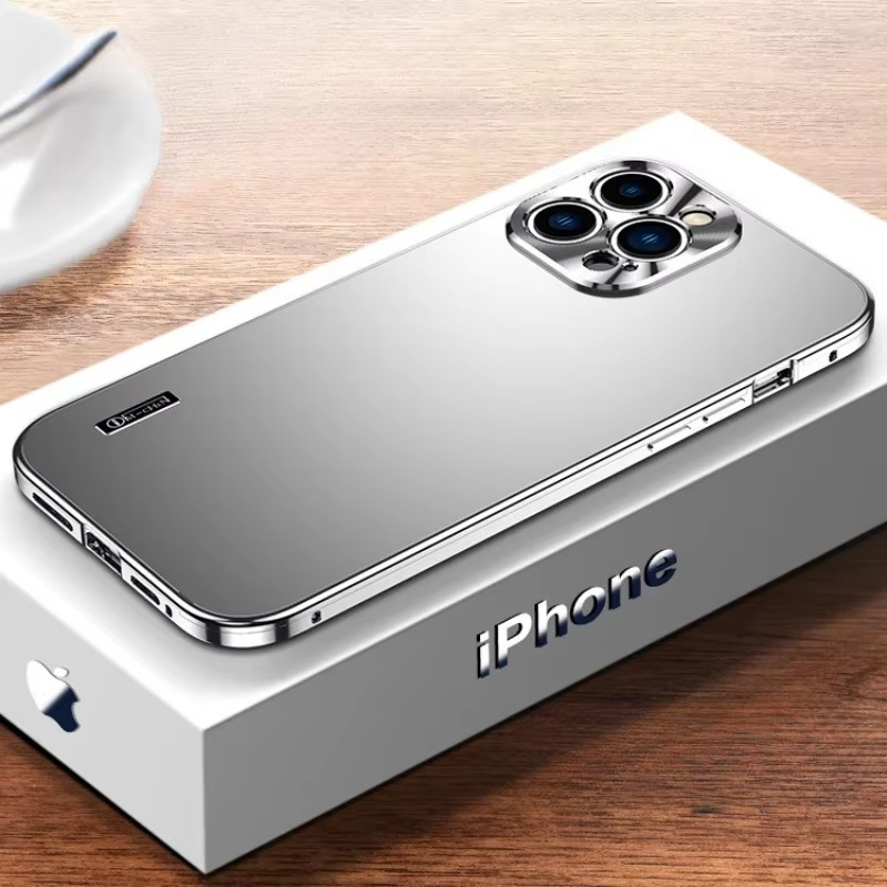 High-Quality iPhone Case — Magnetic, Anti-Scratch, Dustproof, Matte Anti-Glare Full-Coverage Protective Shell with Durable Metal Anti-Drop Design