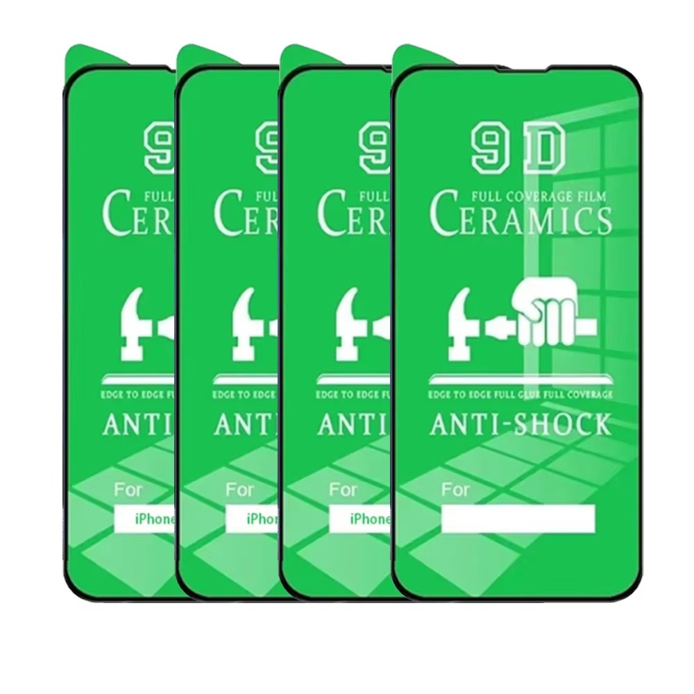 High-Quality iPhone Ceramic Screen Protector – Clear Protective Film with Smooth Touch Clarity, Anti-Fingerprint Surface, Scratch Resistance & Shatter Control