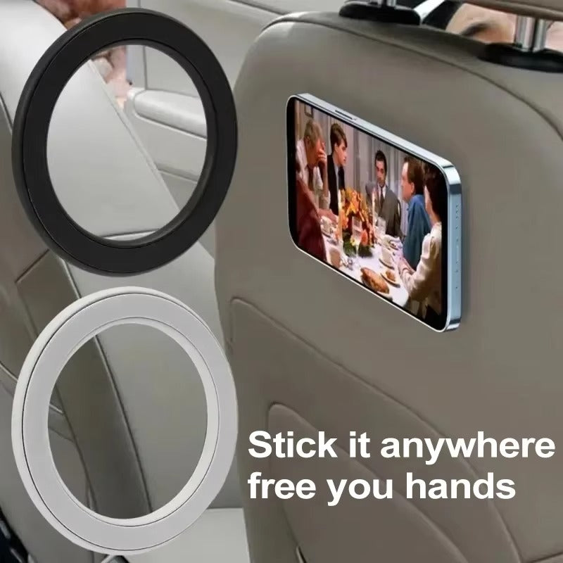 High-Quality iPhone MagSafe Magnetic Ring Holder, Universal Steel Wall & Car Phone Stand with Strong Magnetic Mount for Secure Hands-Free Use