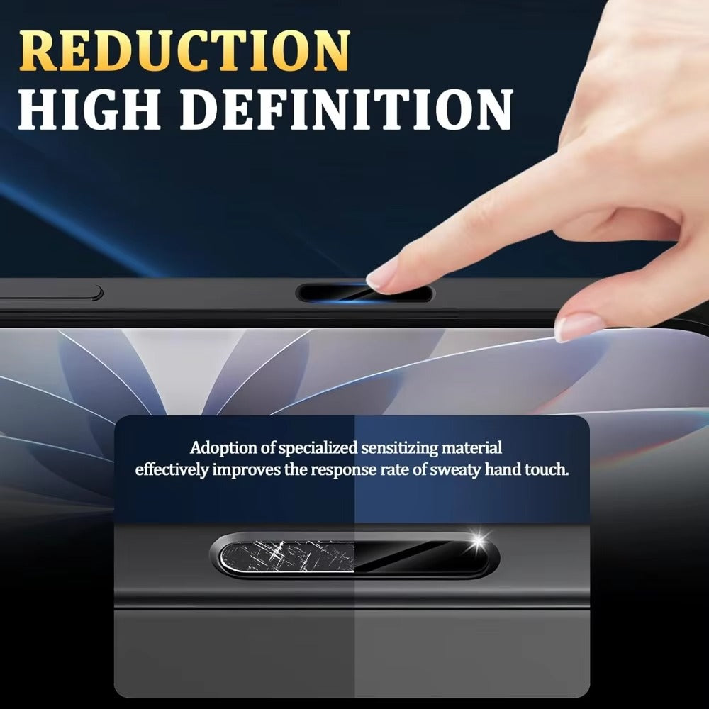 High-Quality iPhone Side Camera Control Button Protector, HD Transparent Tempered Glass Film with Scratch Resistance & Precision Fit