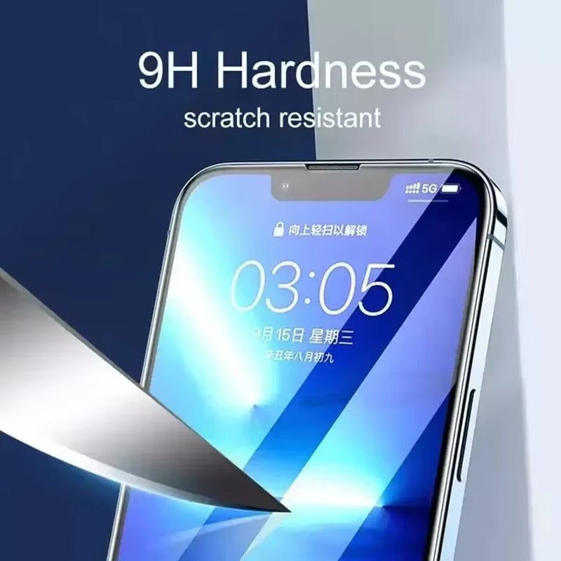 High-Quality iPhone Tempered Glass Screen Protector – Clear HD Protective Film with Anti-Fingerprint Surface, Scratch Resistance & Shatter Protection