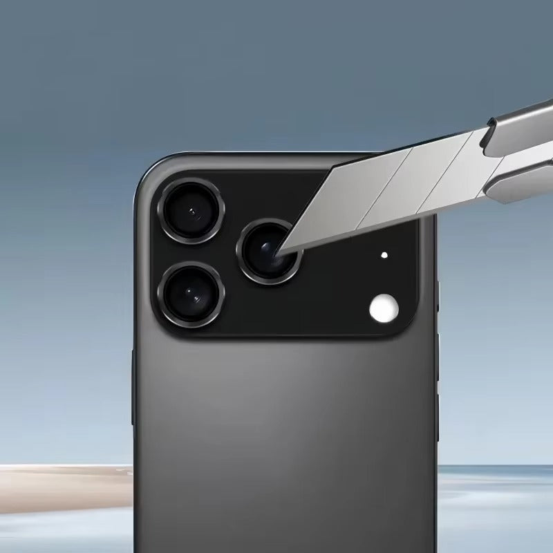 Impact-Ready iPhone Armor Camera Lens Protector, Metal Ring Tempered Glass Cover with Full Coverage, Scratch Resistance & Impact Protection