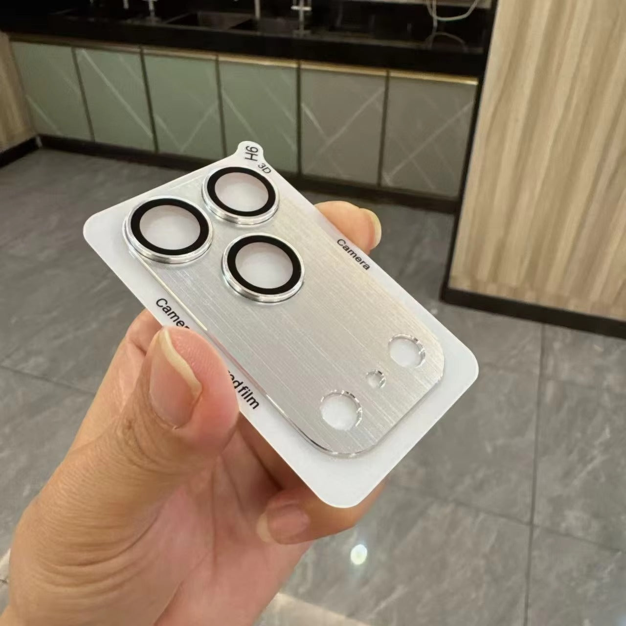 Impact-Ready iPhone Armor Camera Lens Protector, Metal Ring Tempered Glass Cover with Full Coverage, Scratch Resistance & Impact Protection