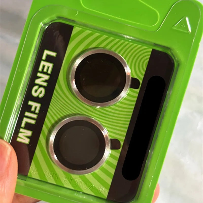 Impact-Ready iPhone Metal Ring Camera Lens Protector, Alloy Steel Tempered Glass with Full Coverage, Scratch Resistance & Shatter Protection