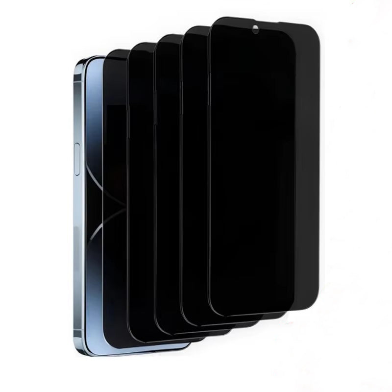 Impact-Ready iPhone Privacy Screen Protector – Full Cover Anti-Spy Tempered Glass with Fingerprint Resistance, Scratch Protection & Shatter-Resistant Display Shield
