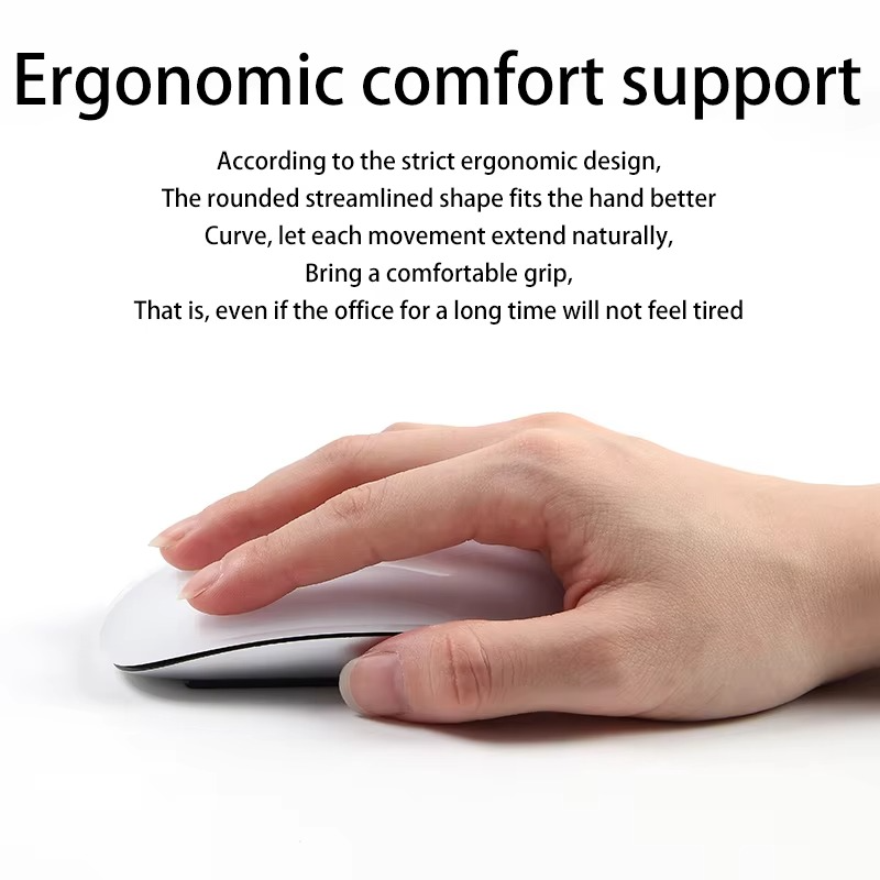 Luxury Apple Magic Mouse – Wireless Bluetooth Multi-Touch Mouse for MacBook, iMac & iPad