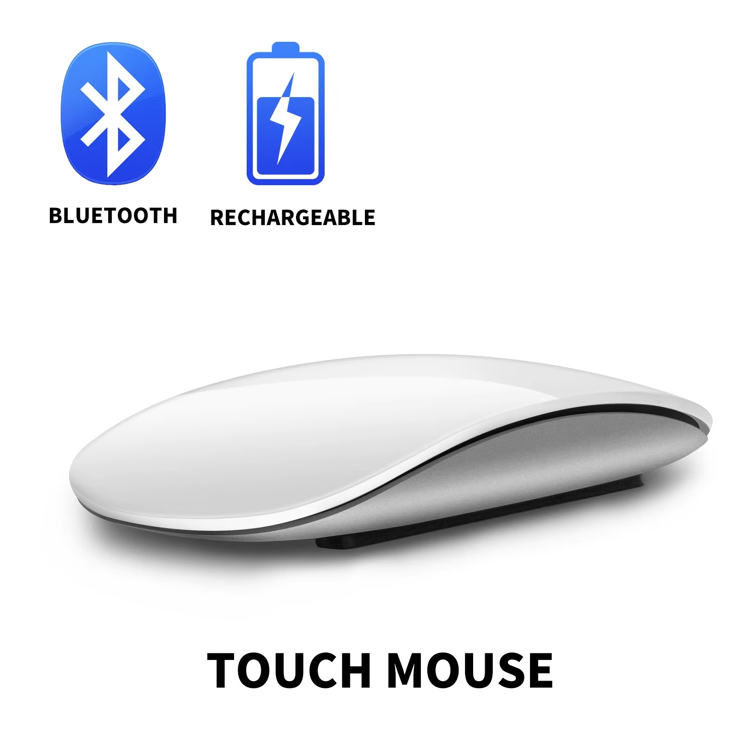 Luxury Apple Magic Mouse – Wireless Bluetooth Multi-Touch Mouse for MacBook, iMac & iPad