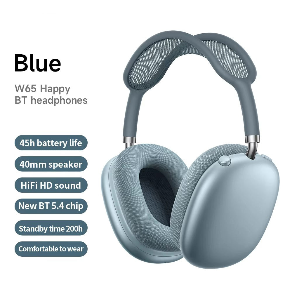 Luxury Bluetooth Over-Ear Headphones, Wireless HiFi Stereo Headset with Mic, Long Battery Life for Gaming & Music