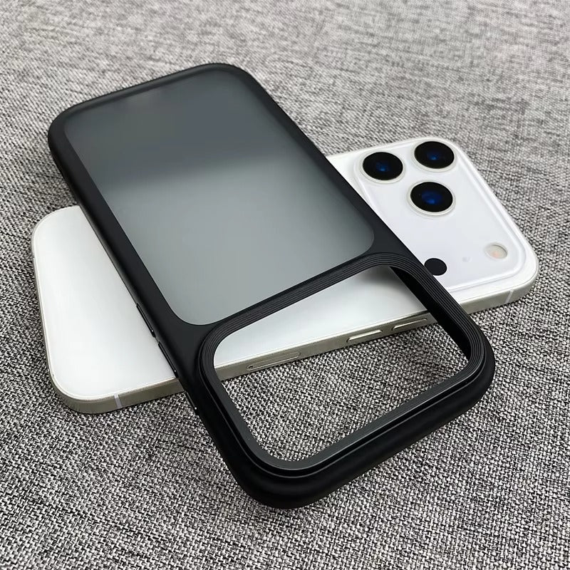 Luxury iPhone Case — MagSafe-Compatible Shockproof Matte Hard Cover with Camera Control Button, Translucent Frosted Anti-Fingerprint Non-Slip Design