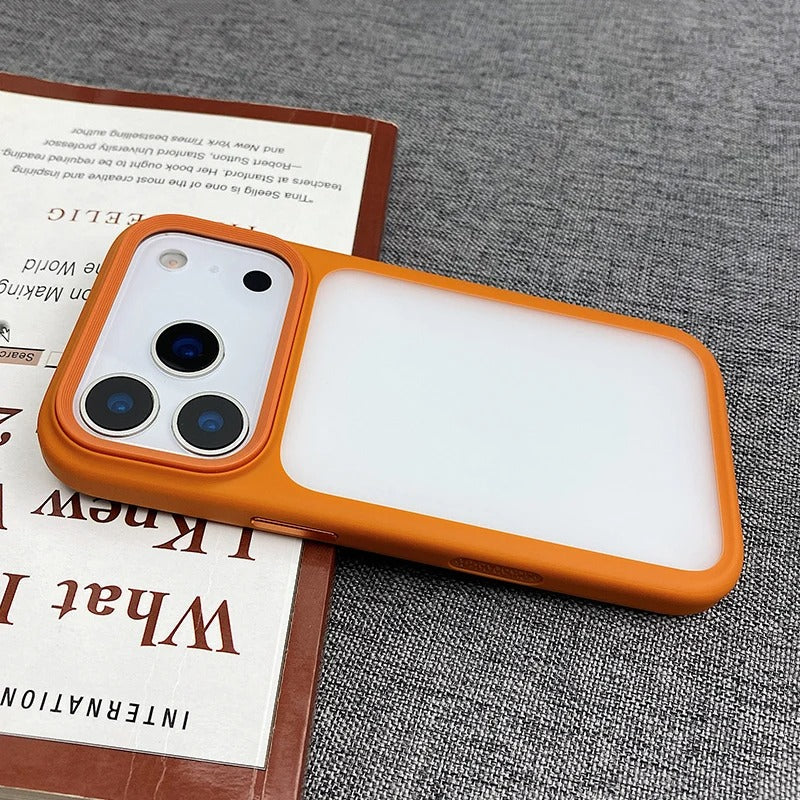 Luxury iPhone Case — MagSafe-Compatible Shockproof Matte Hard Cover with Camera Control Button, Translucent Frosted Anti-Fingerprint Non-Slip Design