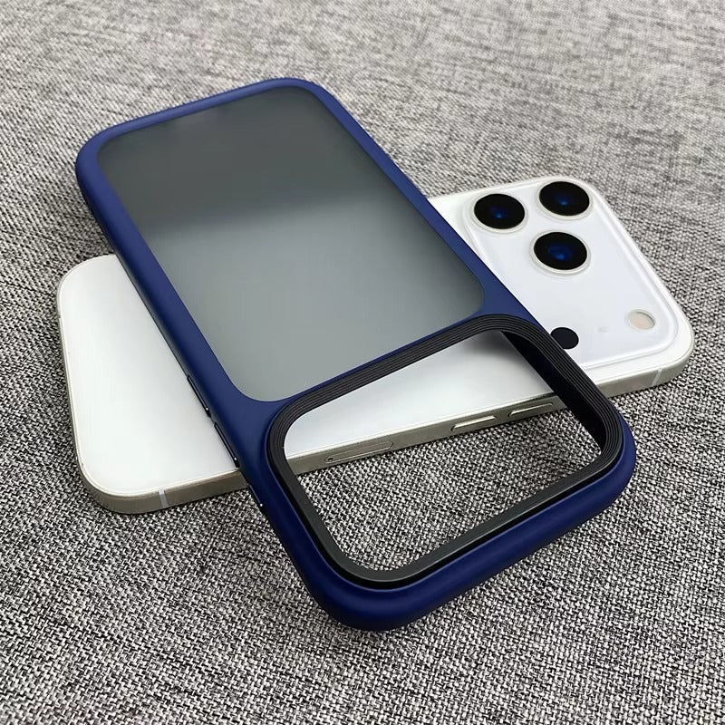 Luxury iPhone Case — MagSafe-Compatible Shockproof Matte Hard Cover with Camera Control Button, Translucent Frosted Anti-Fingerprint Non-Slip Design