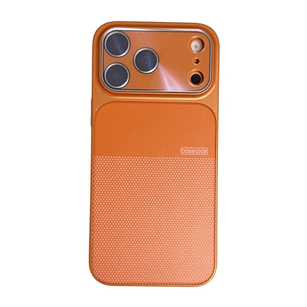 Luxury iPhone Case — MagSafe Big Window Half-Wrapped Hard PC Design, Shockproof, Anti-Fingerprint, Non-Slip, Lightweight Protective Cover