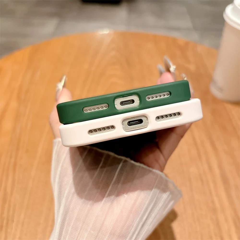 Luxury Magnetic Magsafe Wireless Charging iPhone Case — Transparent Hard Back, Shockproof, Anti-Fingerprint, Slim Protective Cover