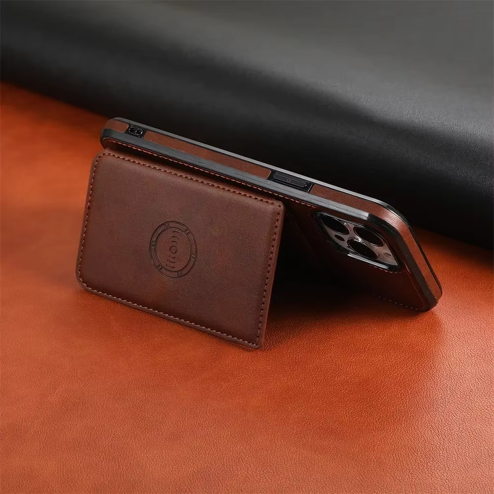 Luxury iPhone Case — Anti-Theft Magnetic Leather Wallet with RFID Blocking, Full Protection, Card Slots & Shockproof Design