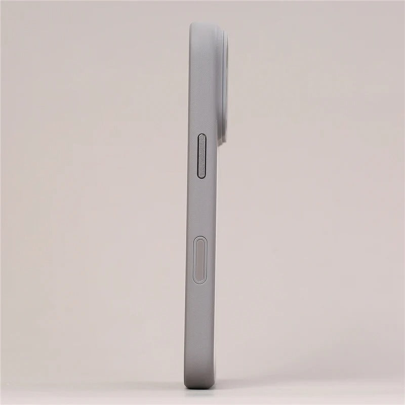 Luxury iPhone Case — Magnetic, Shockproof, Anti-Fingerprint, Anti-Scratch, Dustproof Matte Anti-Glare Transparent Half-Wrapped Cover with Disassembly Lens Protection