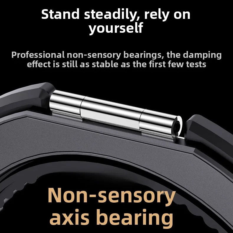 Luxury iPhone Case — Matte Clear MagSafe Magnetic Cover with 360° Rotating Bracket, Shockproof Protective Design