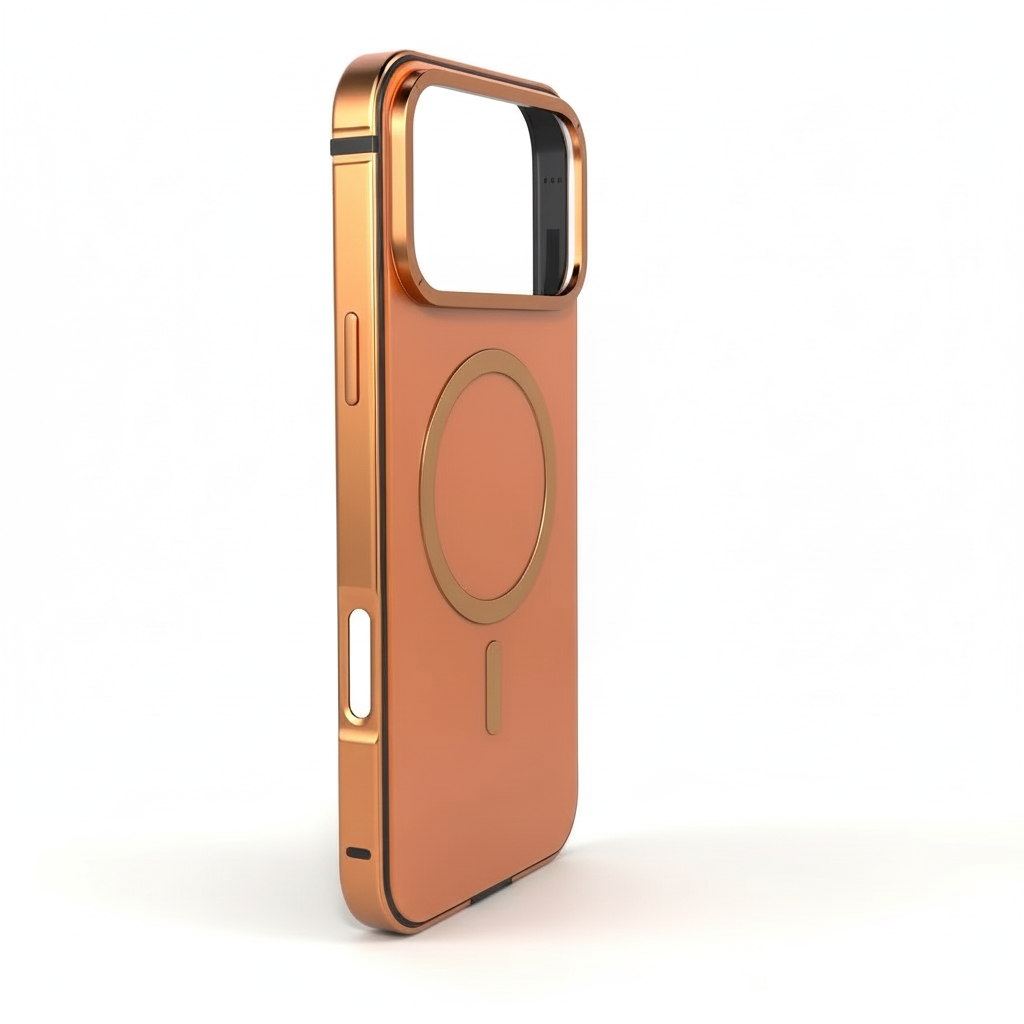 Luxury iPhone Case — Original MagSafe Magnetic Aluminum Alloy Metal Frame Anti-Drop Protective Cover