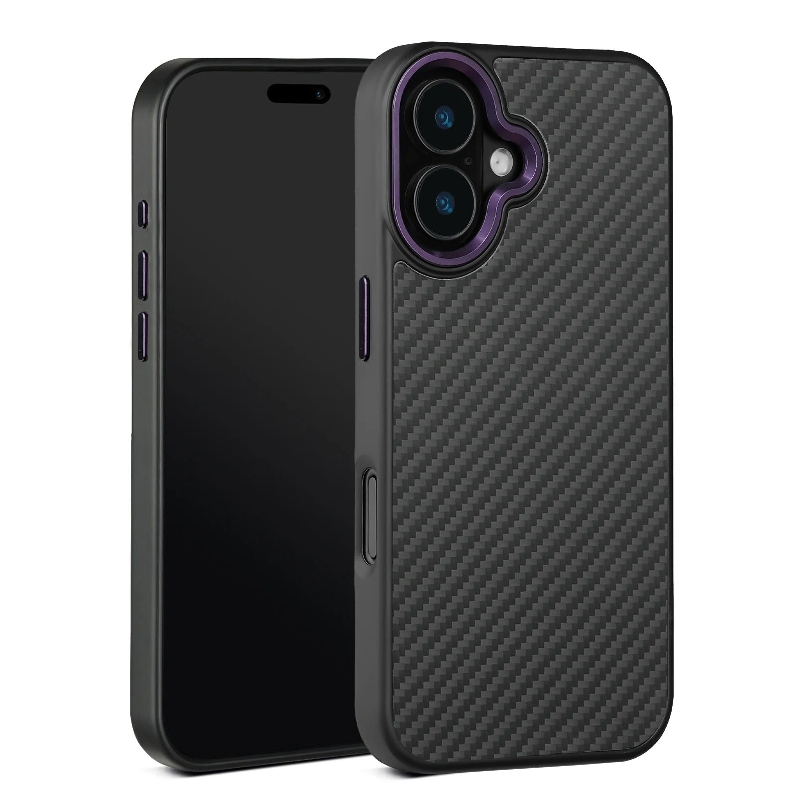 Luxury iPhone Case — Real Aramid Kevlar Fiber Full-Coverage Magnetic Cover with Wireless Charging and MagSafe Compatibility