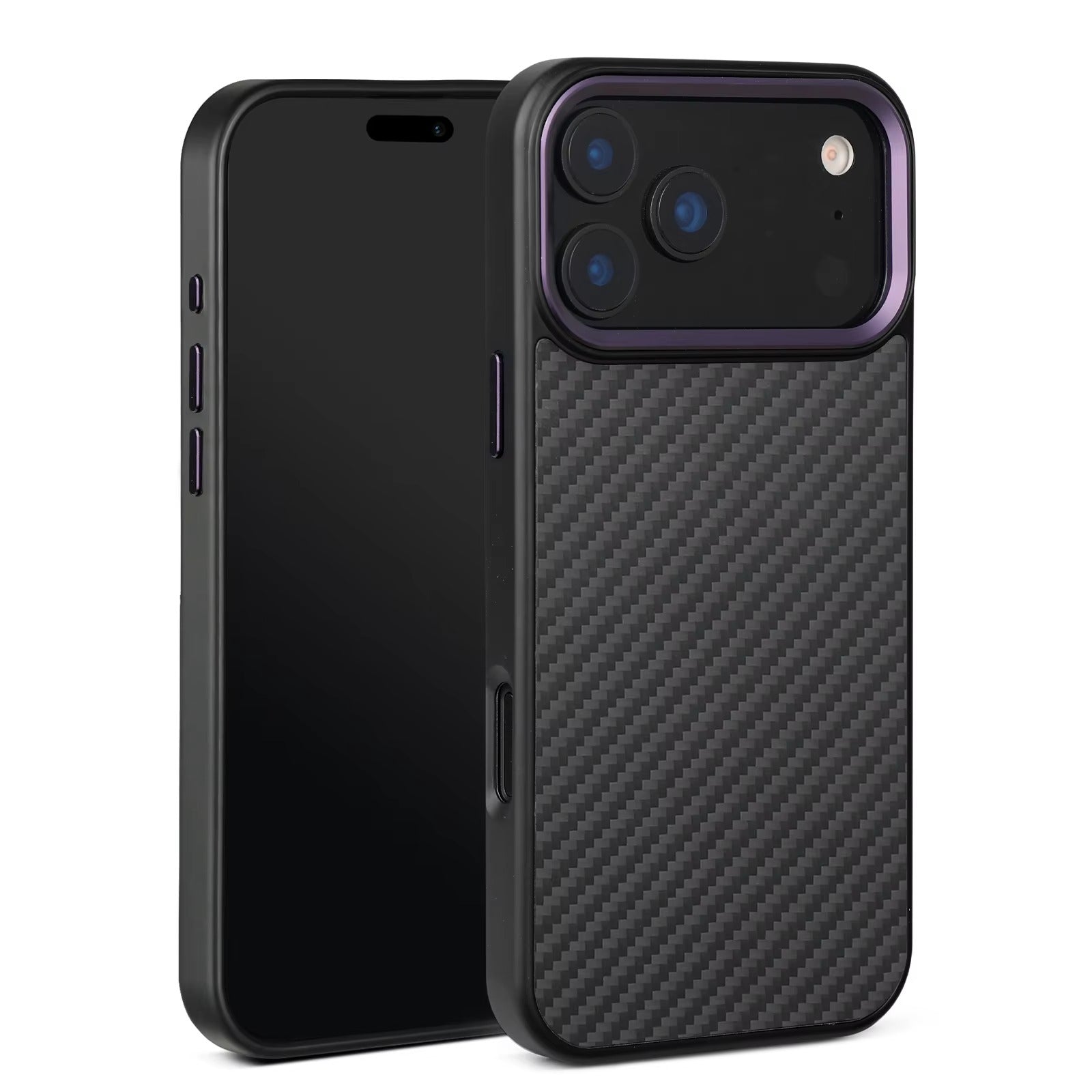 Luxury iPhone Case — Real Aramid Kevlar Fiber Full-Coverage Magnetic Cover with Wireless Charging and MagSafe Compatibility