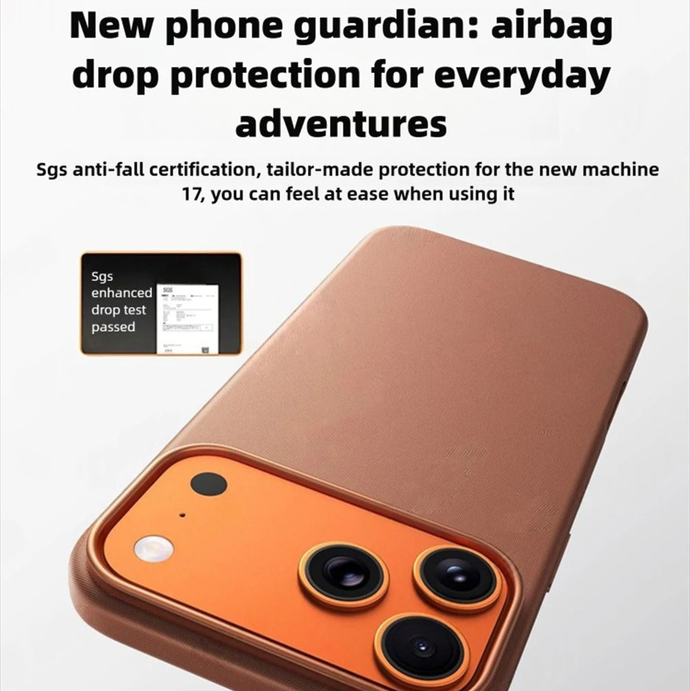 Luxury iPhone Case — TechWoven MagSafe Magnetic Weaving Texture Protective Cover for Wireless Charging