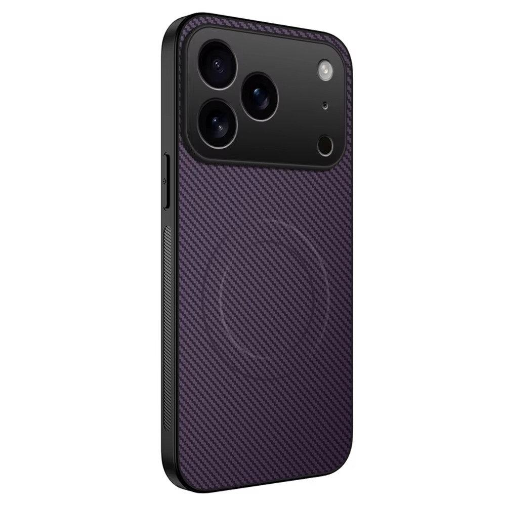 Luxury iPhone Case — Ultra-Thin Carbon Fiber, Magnetic, Shockproof, Military-Grade Protective Cover Fiber, Magnetic, Shockproof, Military-Grade Protective Cover