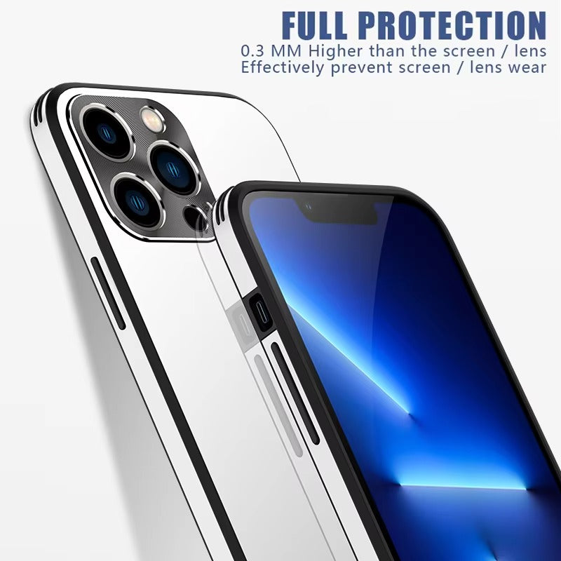 Luxury iPhone Case — Ultra-Thin, Anti-Fingerprint, Lightweight, Non-Slip Matte Titanium Alloy Back Cover with All-Aluminum Magnetic Metal Design