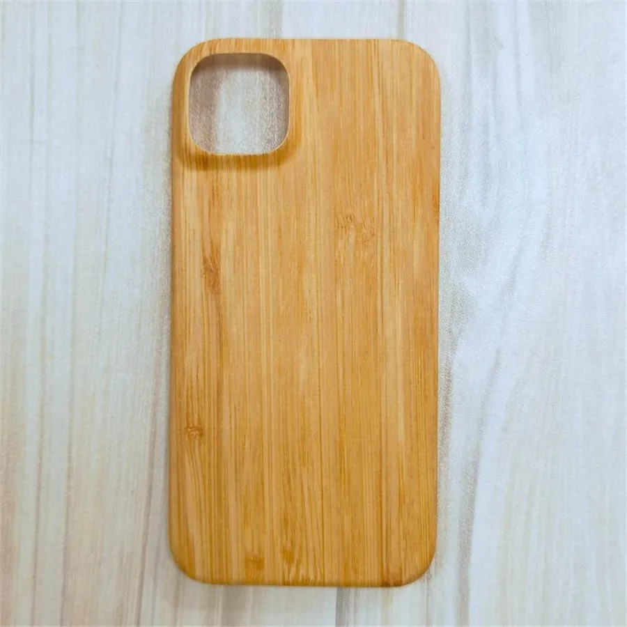 Luxury iPhone Case — Walnut, Cherry, Rosewood & Bamboo Wooden Half-Wrapped Back Cover, Dustproof, Elegant Natural Wood Design