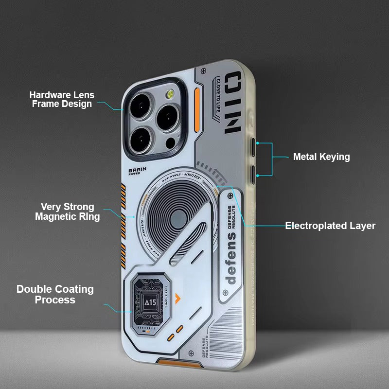 Luxury iPhone MagSafe Matte Case — Magnetic Wireless Charging Shockproof Cover with Lens Protection, Slim Anti-Fingerprint Scratch-Resistant Design