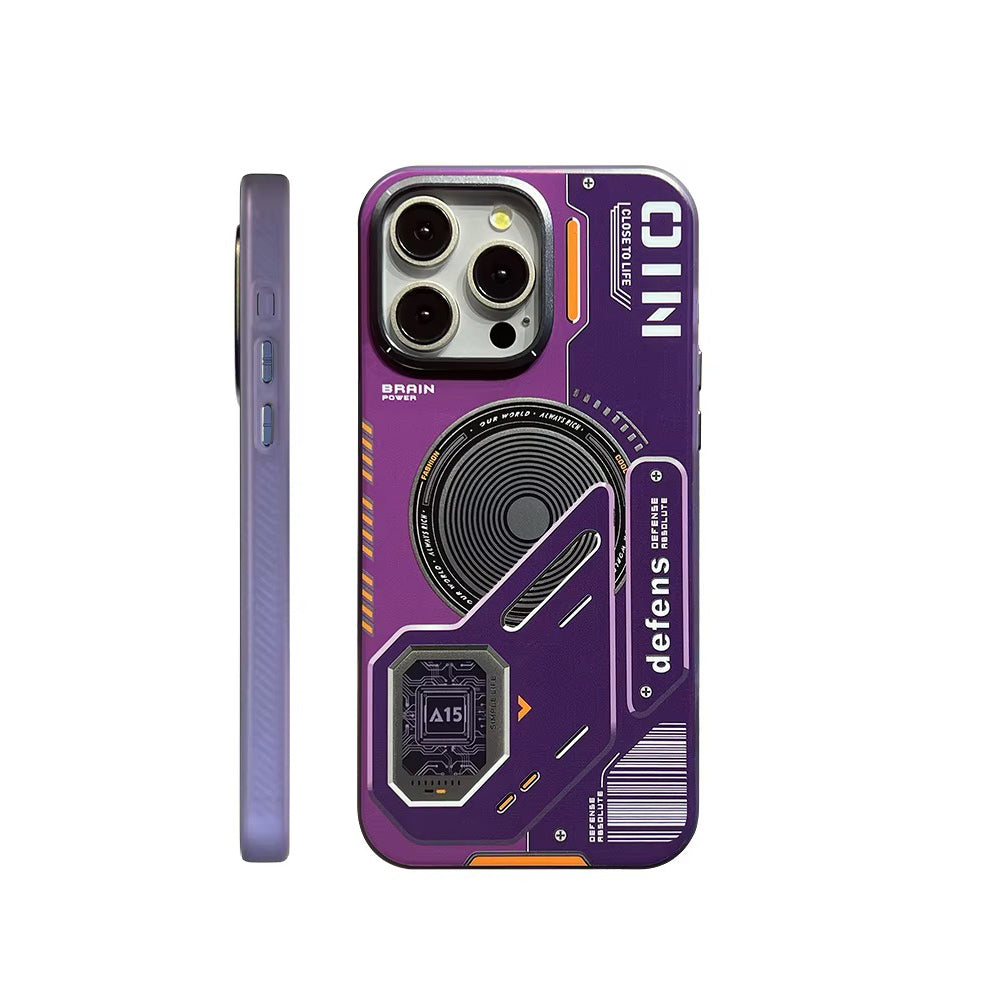 Luxury iPhone MagSafe Matte Case — Magnetic Wireless Charging Shockproof Cover with Lens Protection, Slim Anti-Fingerprint Scratch-Resistant Design