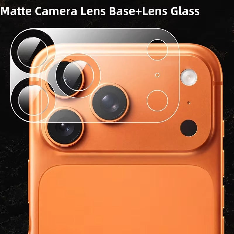 Minimalist iPhone Fiber Camera Lens Protective Film, HD & Matte Transparent Coverage with Lightweight Hollow Base, Scratch Resistance