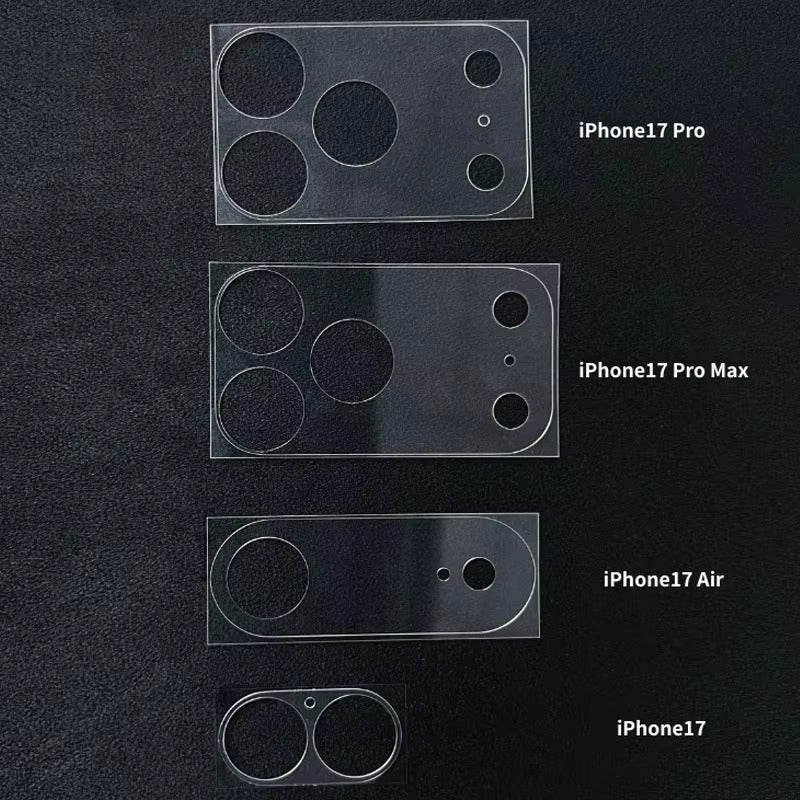 Minimalist iPhone Fiber Camera Lens Protective Film, HD & Matte Transparent Coverage with Lightweight Hollow Base, Scratch Resistance