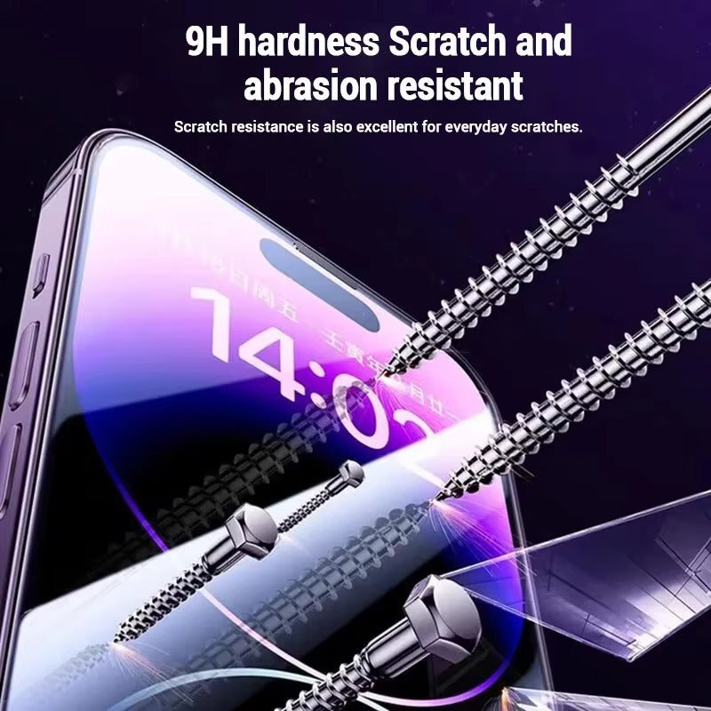 Minimalist iPhone Matte Privacy Screen Protector – Oleophobic Tempered Glass with Anti-Spy Shield, Smooth Touch Display Feel, Scratch & Shatter Protection