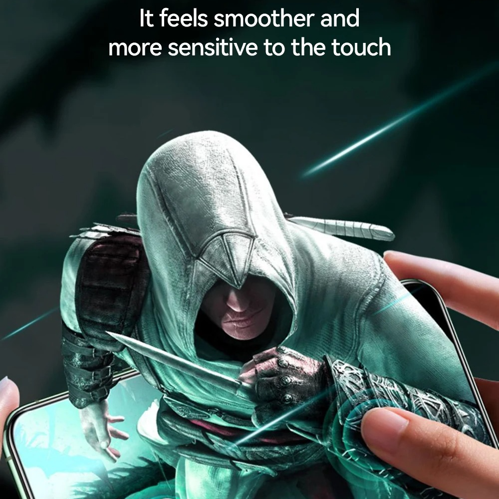 Premium HD Tempered Glass Screen Protector for iPhone – Full Screen Coverage, Anti Blue-Ray, Anti-Scratch & Anti-Shatter Protection