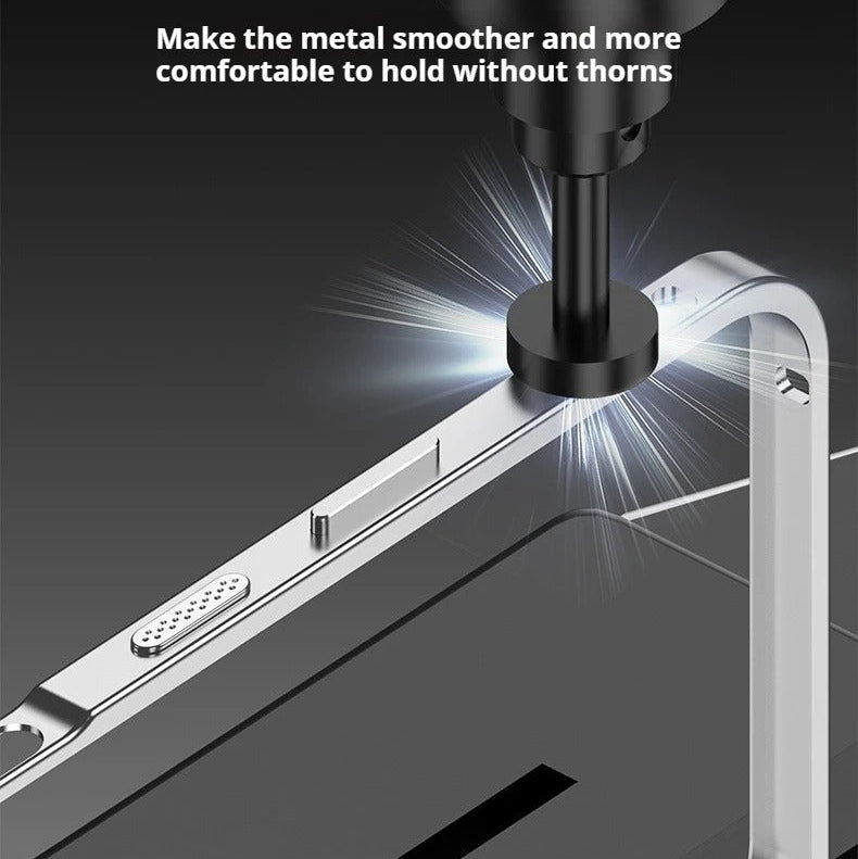 Premium iPhone Case — Aluminum Alloy Frame Cover with Heat-Dissipation Design and Shockproof Durable Metal Protection