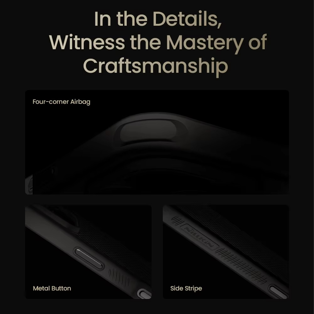 Premium iPhone Case — CarboProp Magnetic TPU+PC Cover with Lens Holder, Shockproof Protective Shell & MagSafe-Compatible Design