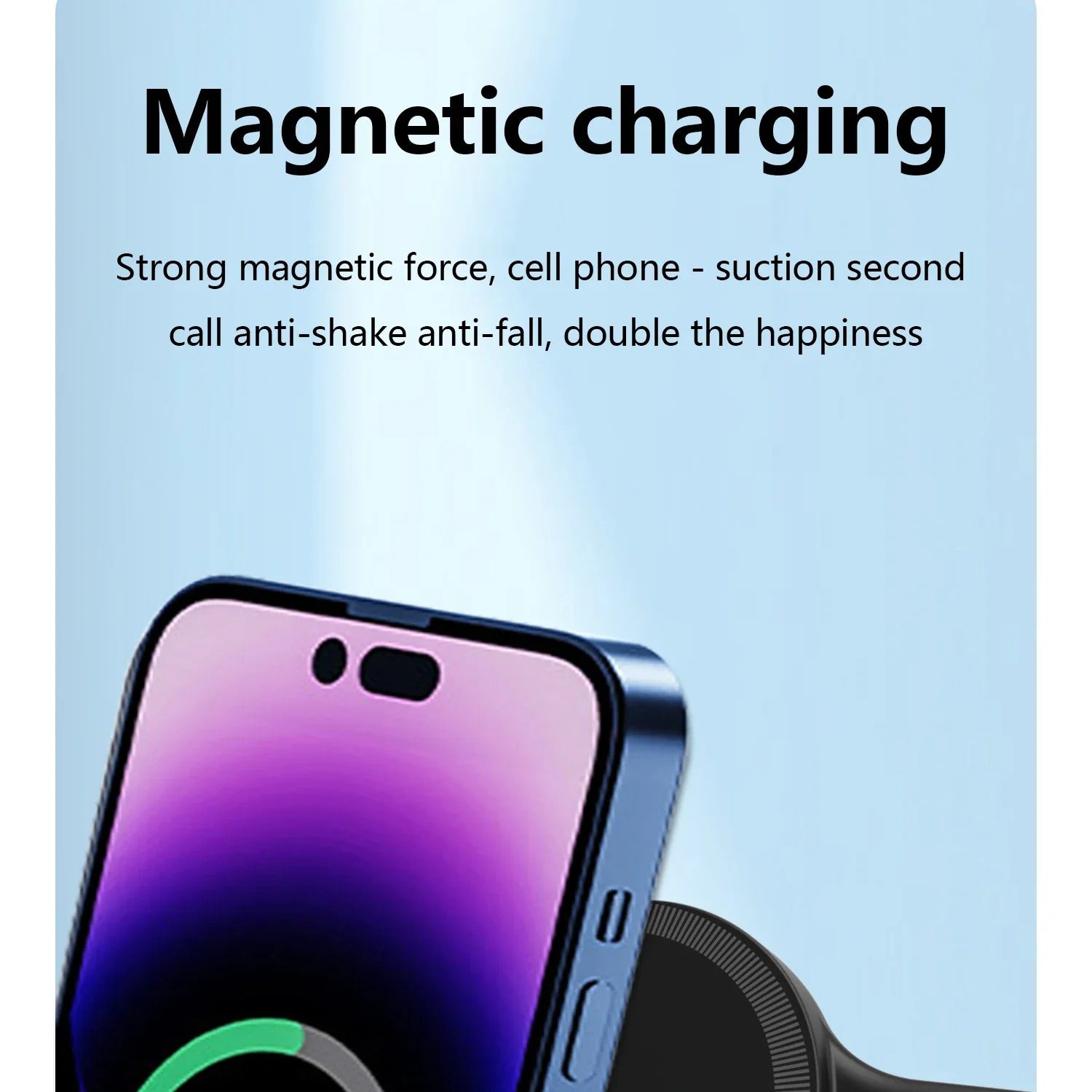 Premium iPhone MagSafe 3-in-1 Magnetic Wireless Charger Stand, Fast Charging Station for Phone, Watch & Earbuds with Type-C Power Input