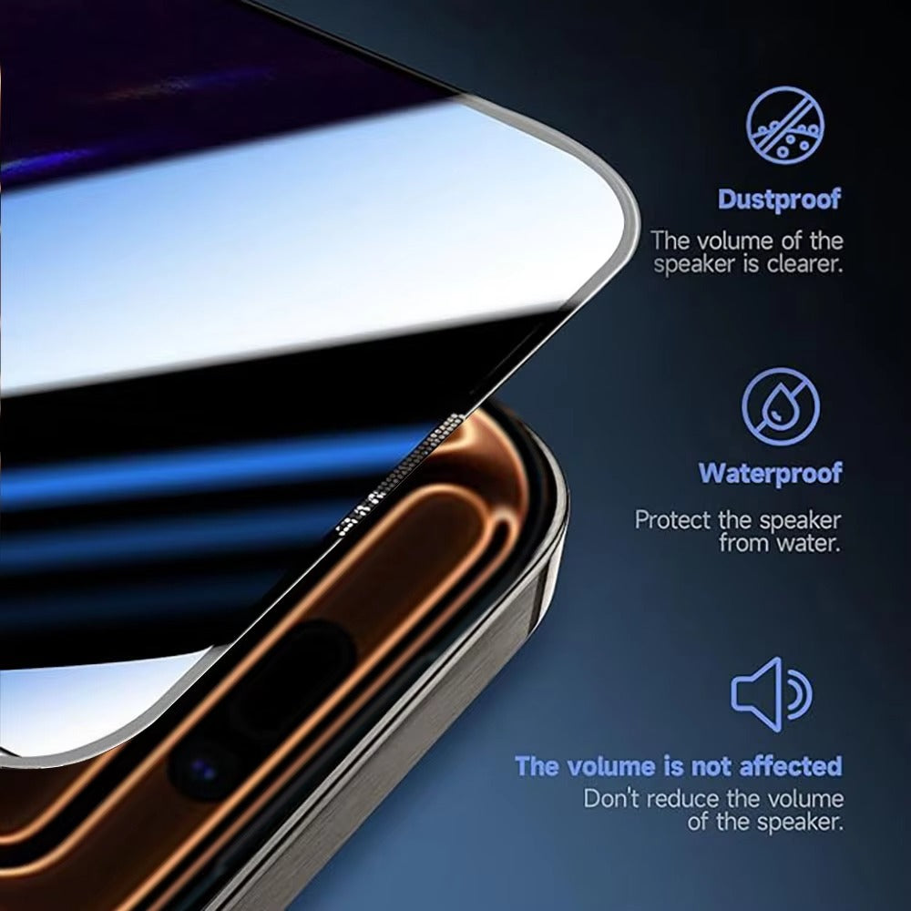 Premium iPhone Privacy Screen Protector – Oleophobic Tempered Glass with Anti-Spy Protection, Anti-Fingerprint, Anti-Scratch & Shatter-Resistant HD Glass
