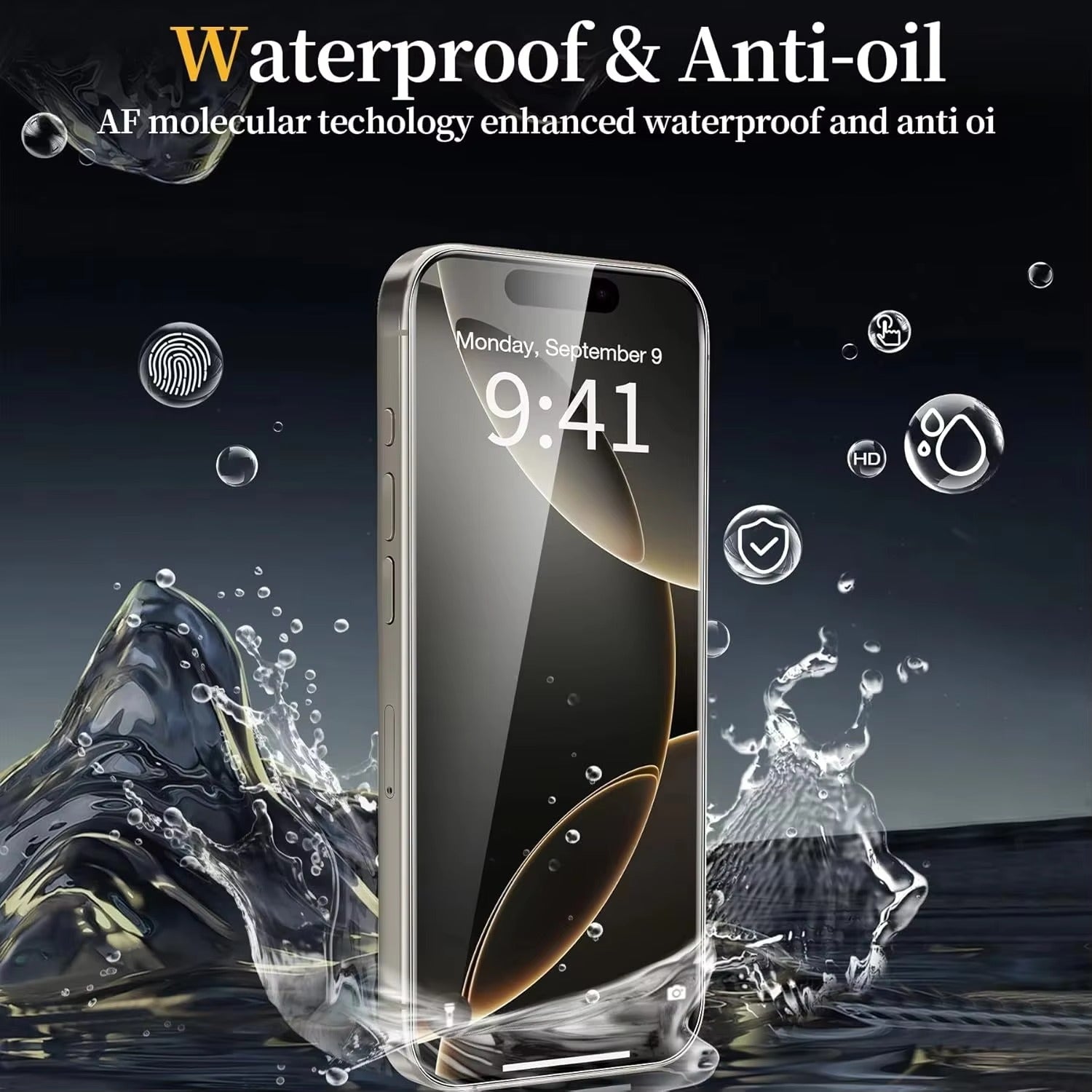 Premium iPhone Tempered Glass Screen Protector 4PCS – HD Clear Anti-Scratch, Anti-Shatter Full Protection Glass Film