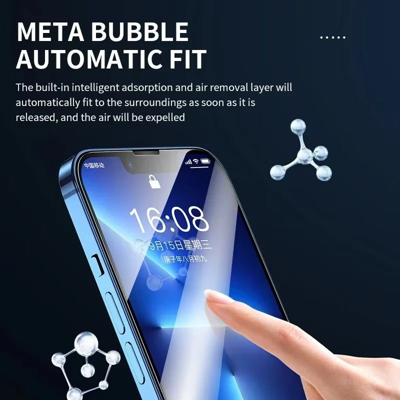 Premium iPhone Tempered Glass Screen Protector – Clear HD Front Protection, Anti-Scratch & Shatter-Resistant Glass, Smooth Touch Sensitivity, Durable Protective Film