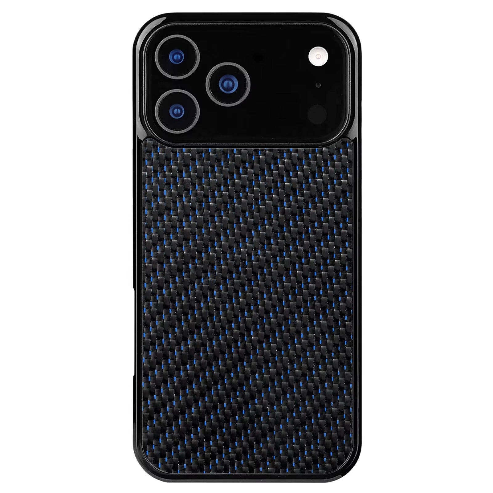 Premium iPhone Woven Carbon Fiber Case, MagSafe-Compatible Full Coverage Phone Cover with Shockproof Dual-Layer Protection & Non-Slip Grip