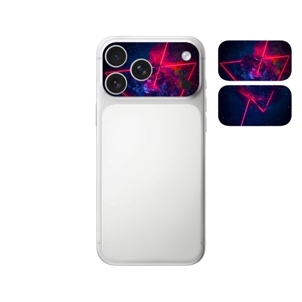 Refined iPhone Camera Lens Vinyl Skin, Scratch-Proof Protective Wrap with Deep Waves Design, Precision Fit & Signal-Safe Coverage