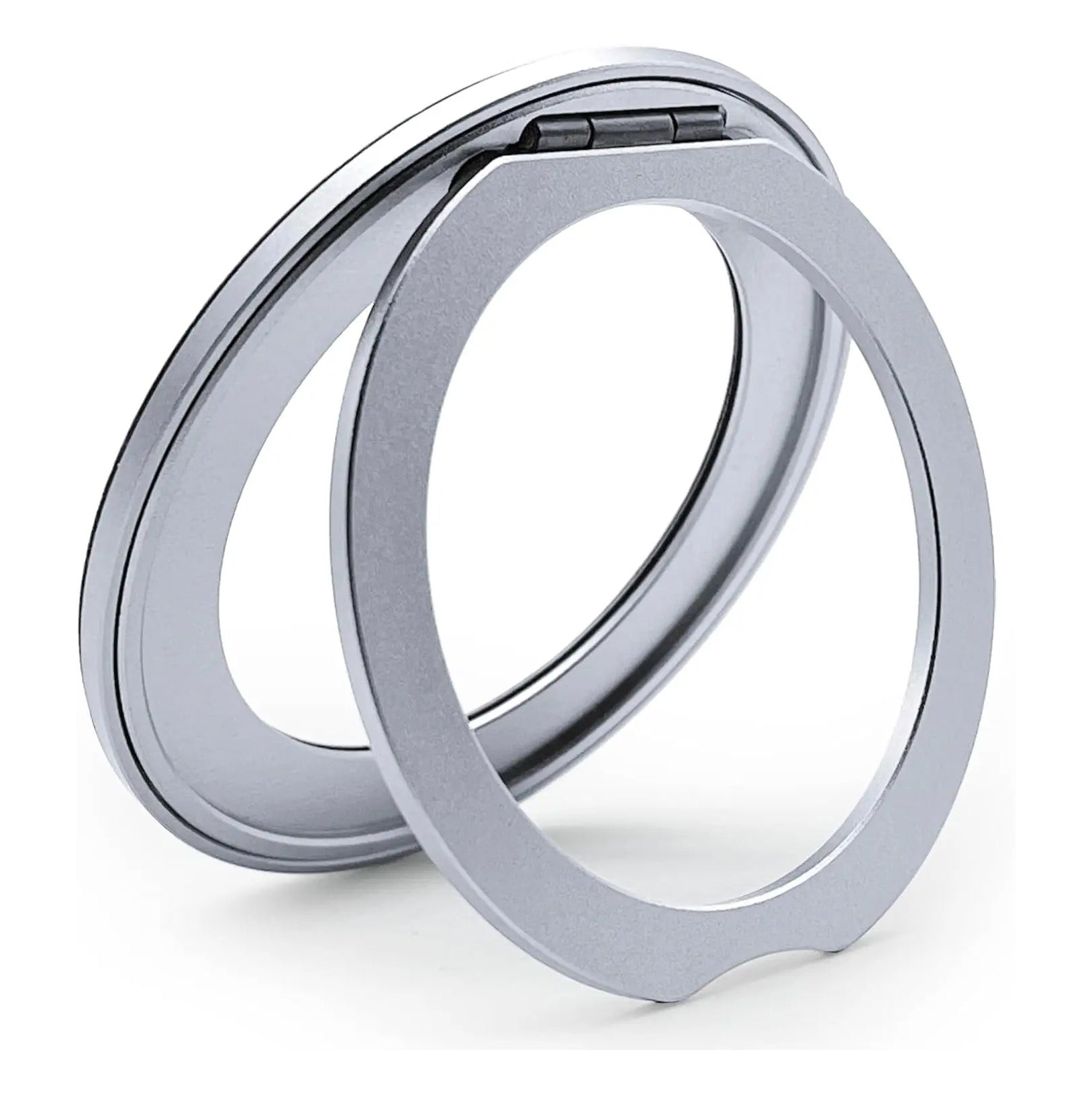 Refined iPhone Magnetic Ring Phone Holder, Slim Aluminum Metal Grip with 360° Rotation, Multi-Angle Stand & Secure MagSafe Holdv